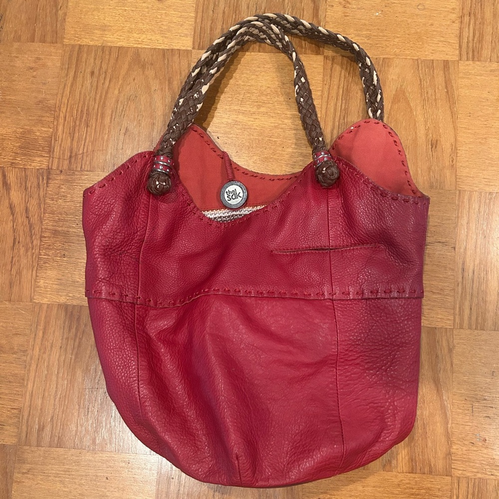 The Sak Red Leather women’s bag